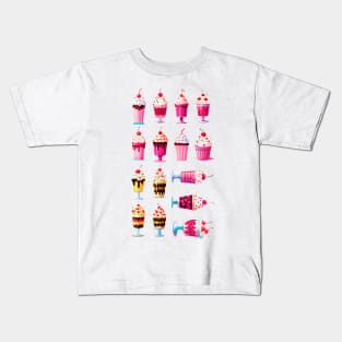 Cherry Ice Cream Kids T-Shirt